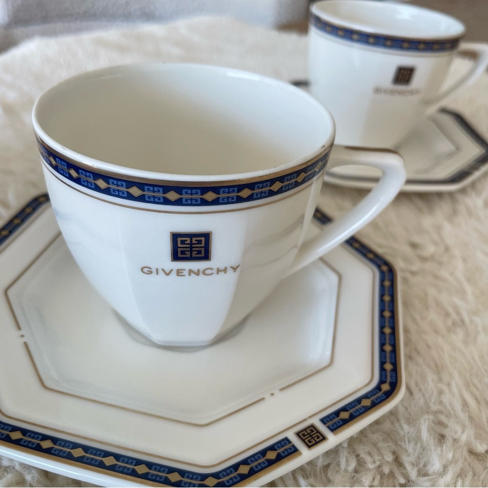 GIVENCHY Tea Cup with Saucer Set of 2